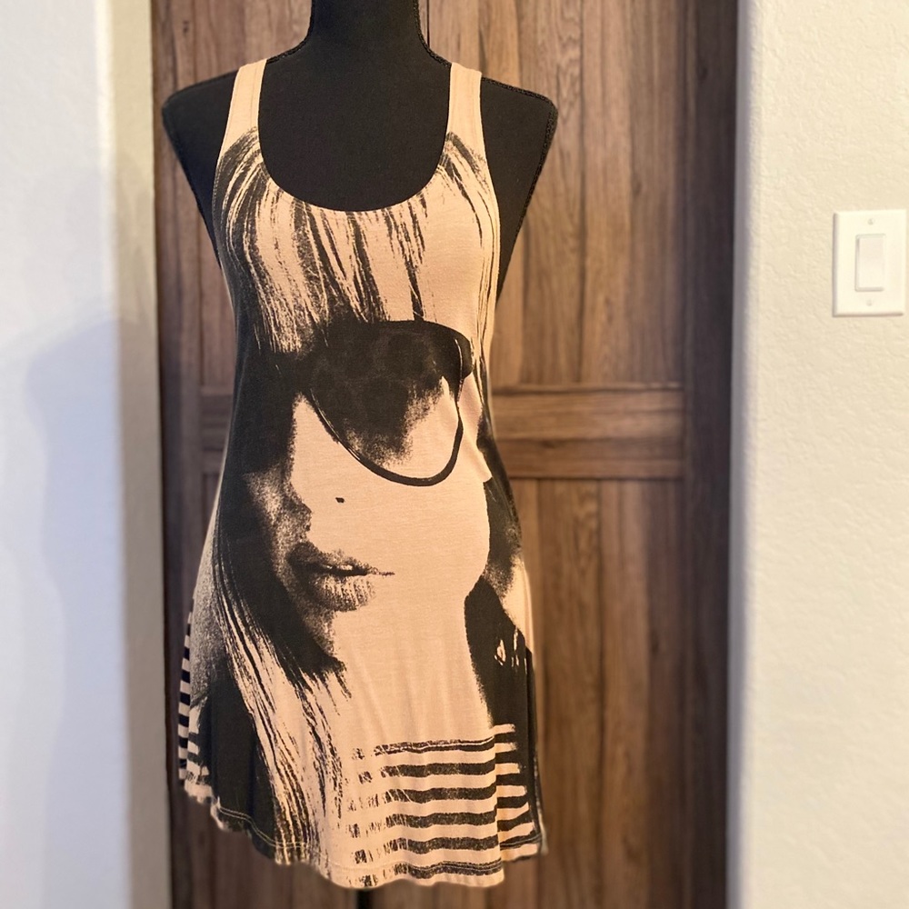 H&M Long Striped Razor Back Tank - Picture 6 of 8